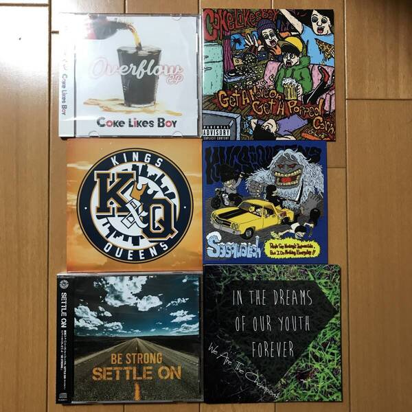 【送料無料・即決】イージーコア/Easy Core CDセット Coke Likes Boy、Kings and Queens、SETTLE ON、WE ARE THE CHAMPION$