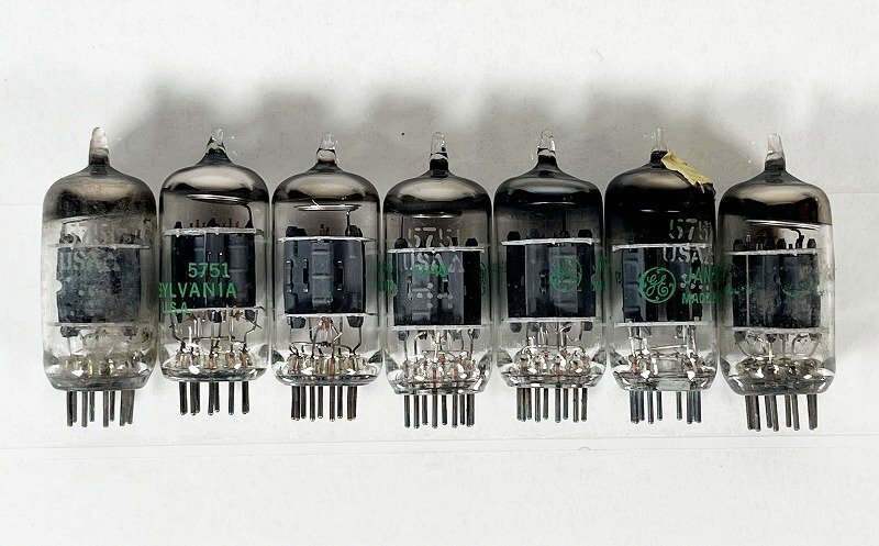Sylvania 12AX7 Long Pinched Plate - NOS Vacuum Tubes for