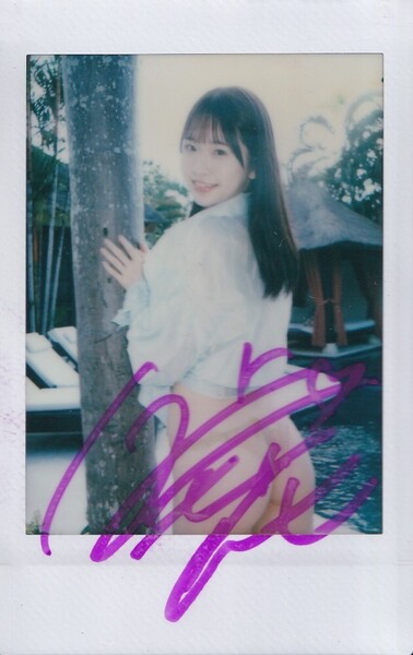 白上咲花 プリンセスえみか 直筆サイン入りチェキ J