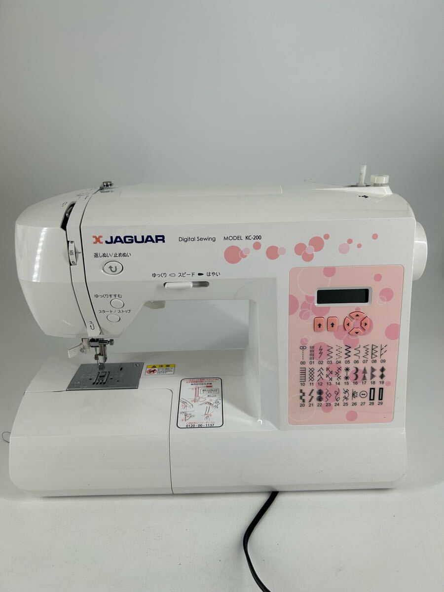 Yahoo!オークション -「ジャガー ミシン kc200」(本体) (ミシン Yahoo!オークション -「ジャガー ミシン kc200」(本体) (ミシン