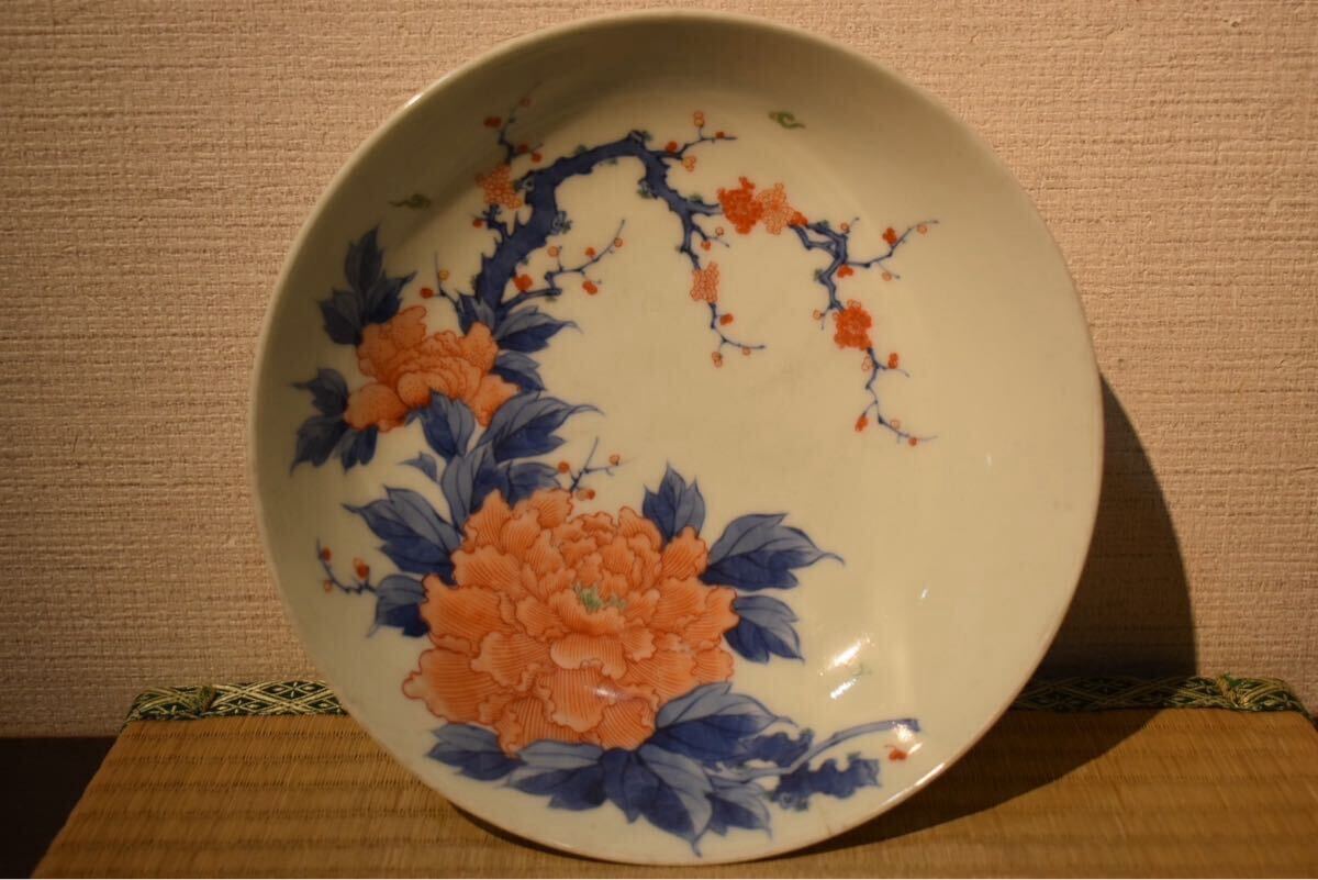 60 伊万里 有田 金蘭 香炉 色絵 富貴長春 九谷 鍋島 中国 美術品