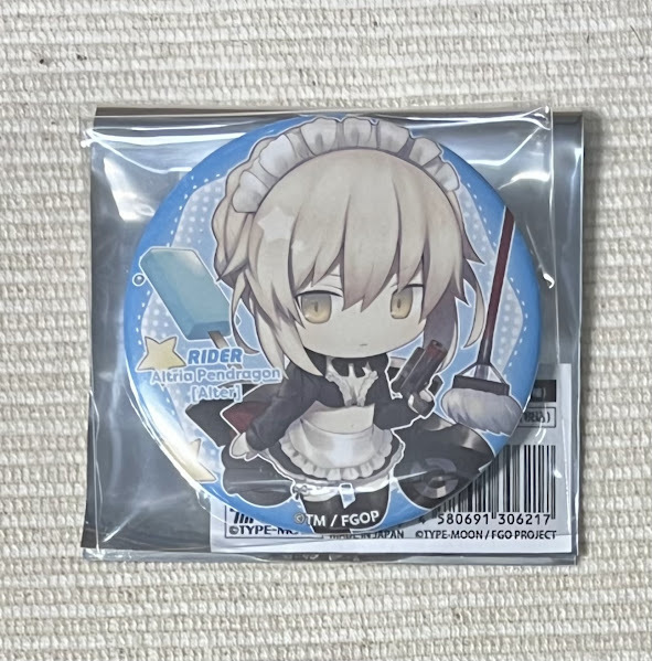 fate FGO セイバー　アルトリア・ペンドラゴン 缶バッジ ハート缶バッジ RAH FGO セイバー アルトリア・ペンドラゴン ver.1.5 fate FGO
