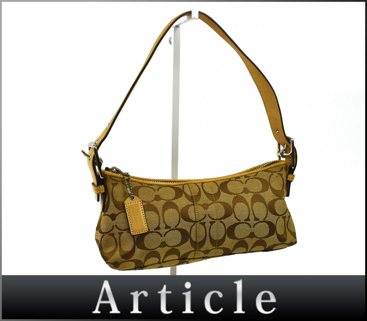 COACH コーチ アクセサリーポーチシグネチャー ハンドバッグ 6371