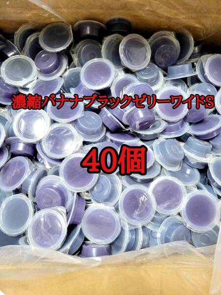 フジコン 昆虫ゼリー 濃縮バナナブラックゼリーワイドS16g 40個 オオクワ カブトムシ 小動物 モモンガ ハリネズミ ハムスター