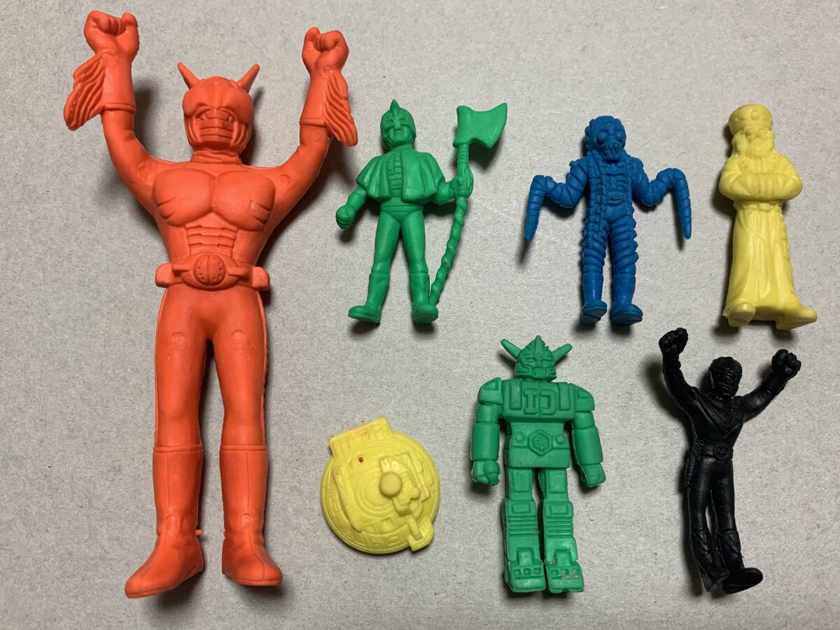 敵キャラ チェンジマン 消しゴム フィギュア 特撮 レトロ レア