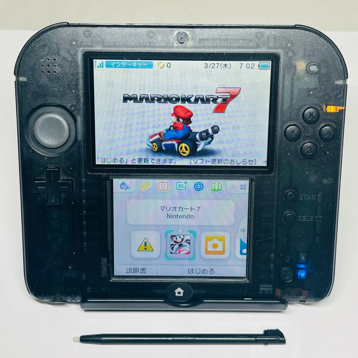 Yahoo!オークション -「ニンテンドー2ds クリアブラック」の落札