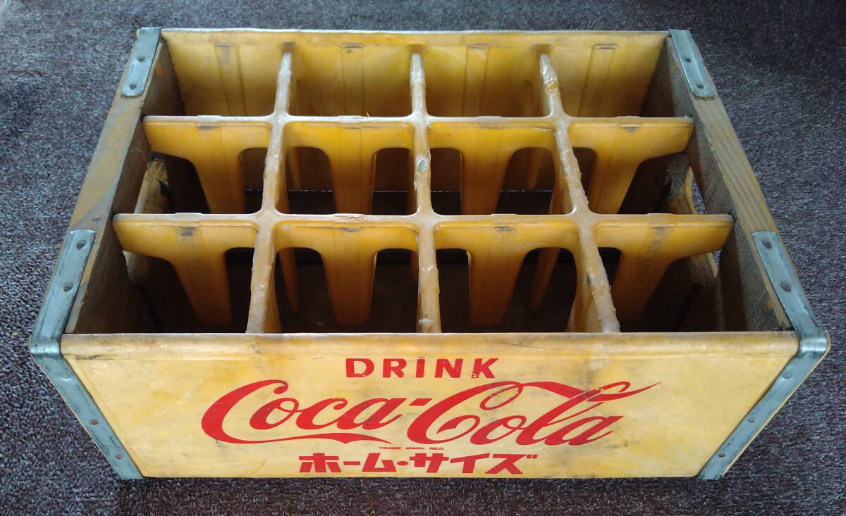 値下げ超レア希少 CocaColaコカコーラホームサイズ木箱昭和