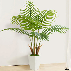 【手入れ不要で手間がかからず枯れや虫の心配もなし】 人工観葉植物 フェイクグリーン ヤシの木 造花 観葉樹 空気清浄 光触媒 消臭