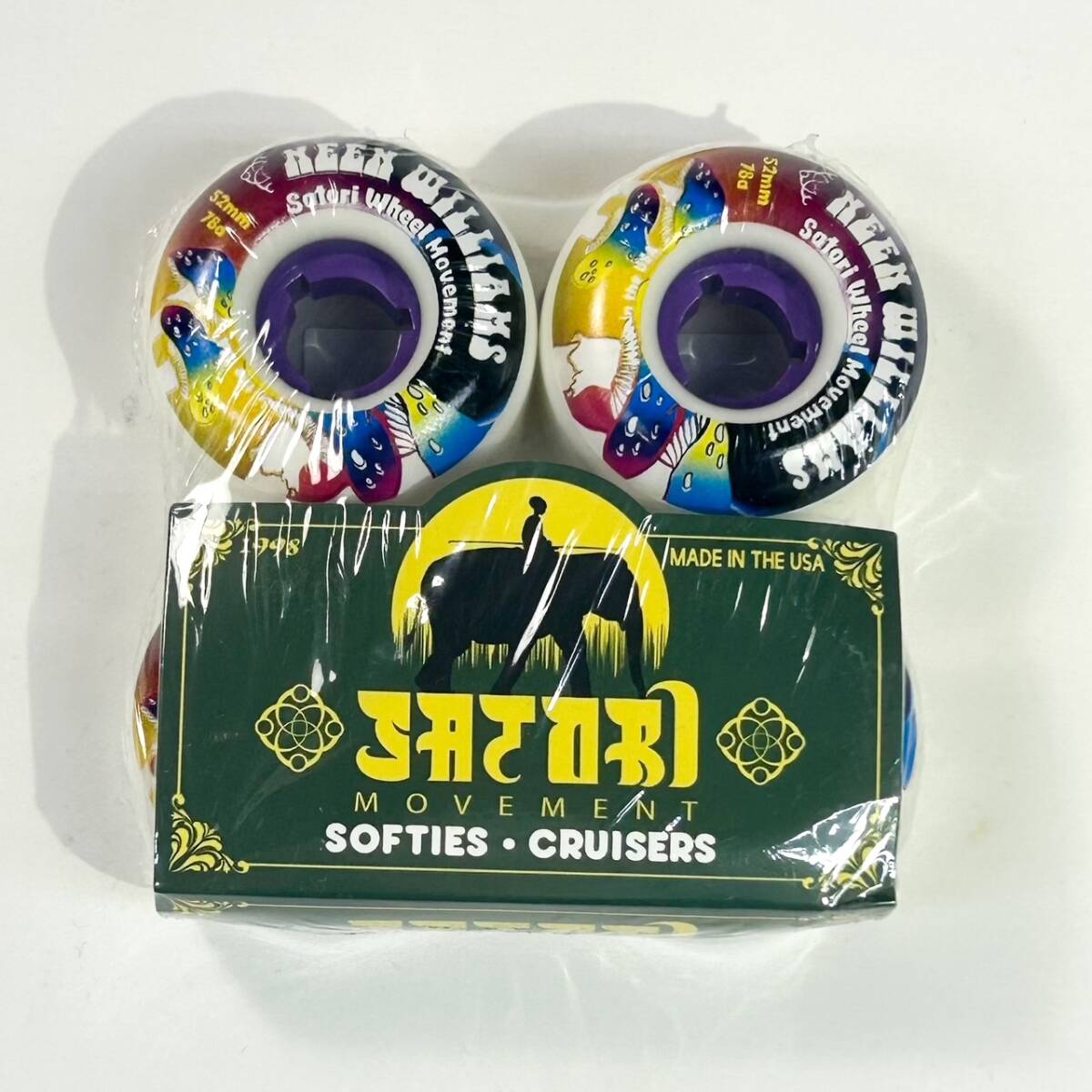 SATORI ソフト 52mm 78a ウィール Neen Williams SKATEBORD スケート