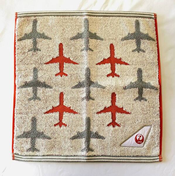 【新品】【送料込み】JAL 日本航空 ウォッシュタオル フライトライン