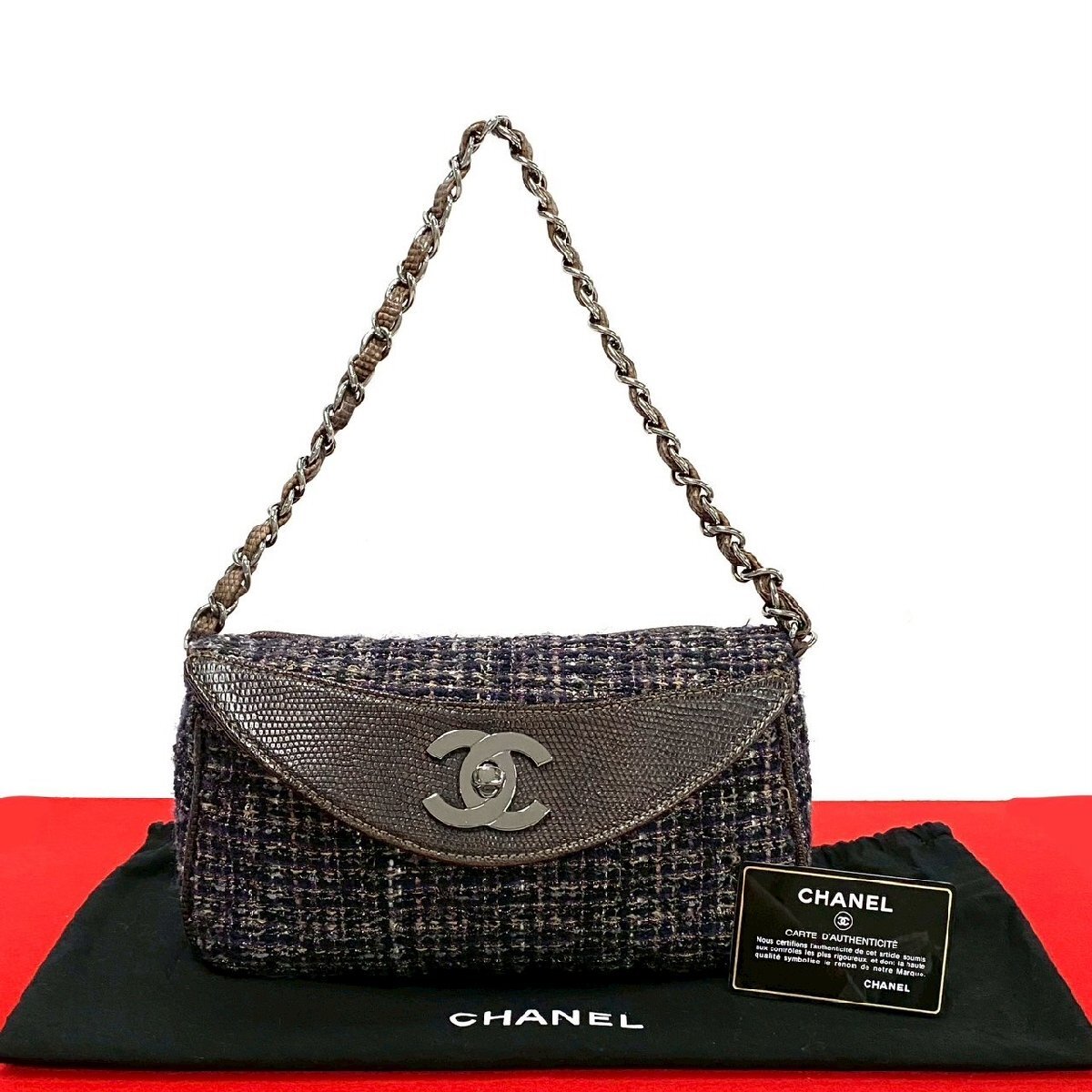 最終価格✨ シャネル CHANEL リザード マトラッセ ショルダーバッグ 革 Yahoo!オークション -「シャネル リザード バッグ」の落札相場