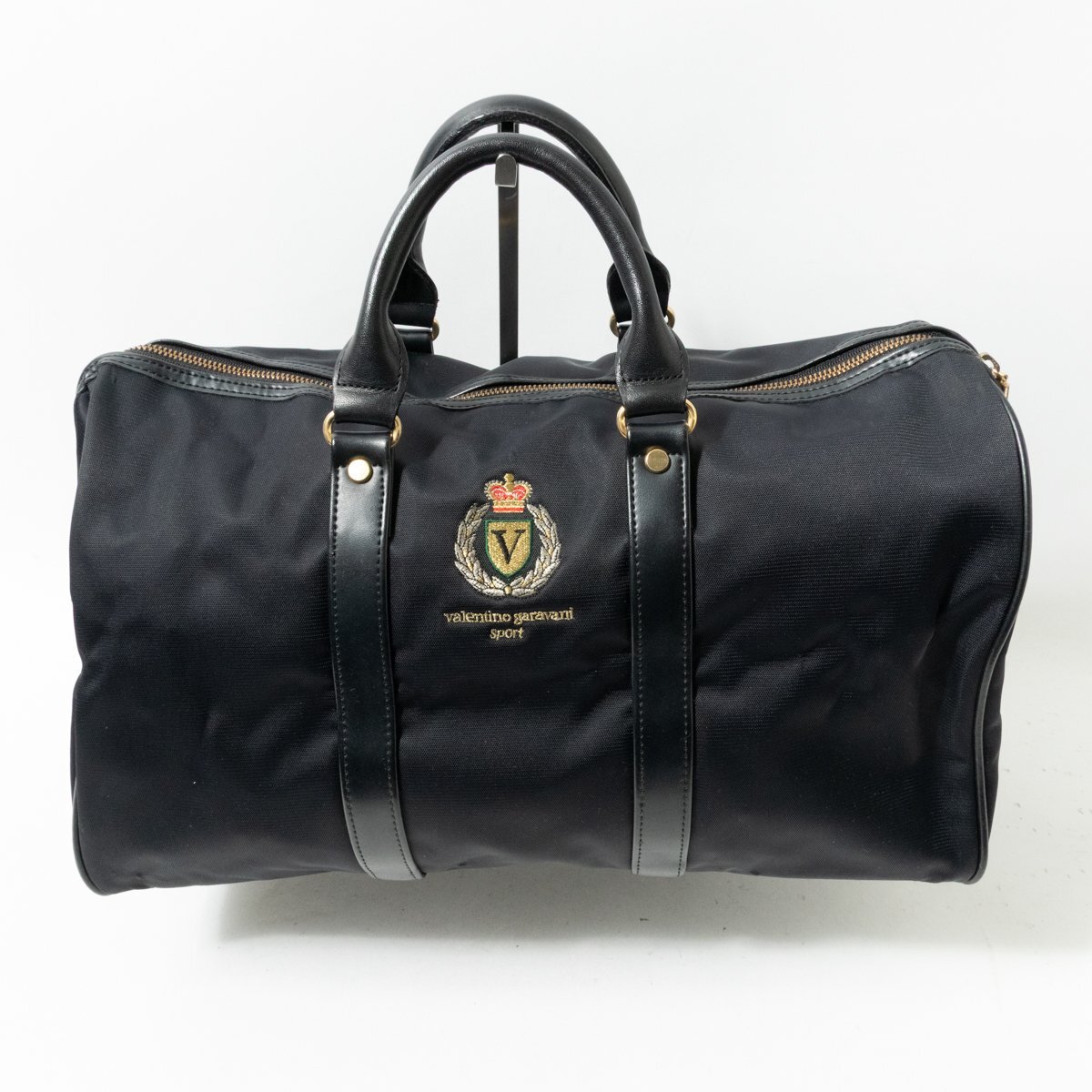 【美品】 ヴァレンティノガラヴァーニ ボストンバッグ 黒 ブラック 旅行 大容量 Yahoo!オークション -「valentino」(ボストンバッグ) (メンズ