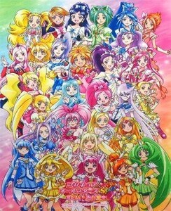 中古ポスター・タペストリー プリキュア大集合 タペストリー 「Blu-ray/DVD 映画 プリキュアオールスター