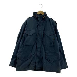ALPHA アルファ ミリタリージャケット sizeL/ネイビー
