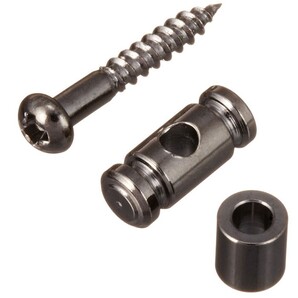 SCUD SR-GB50CK ストリングガイド 円筒型 5mmスペーサー コスモブラック