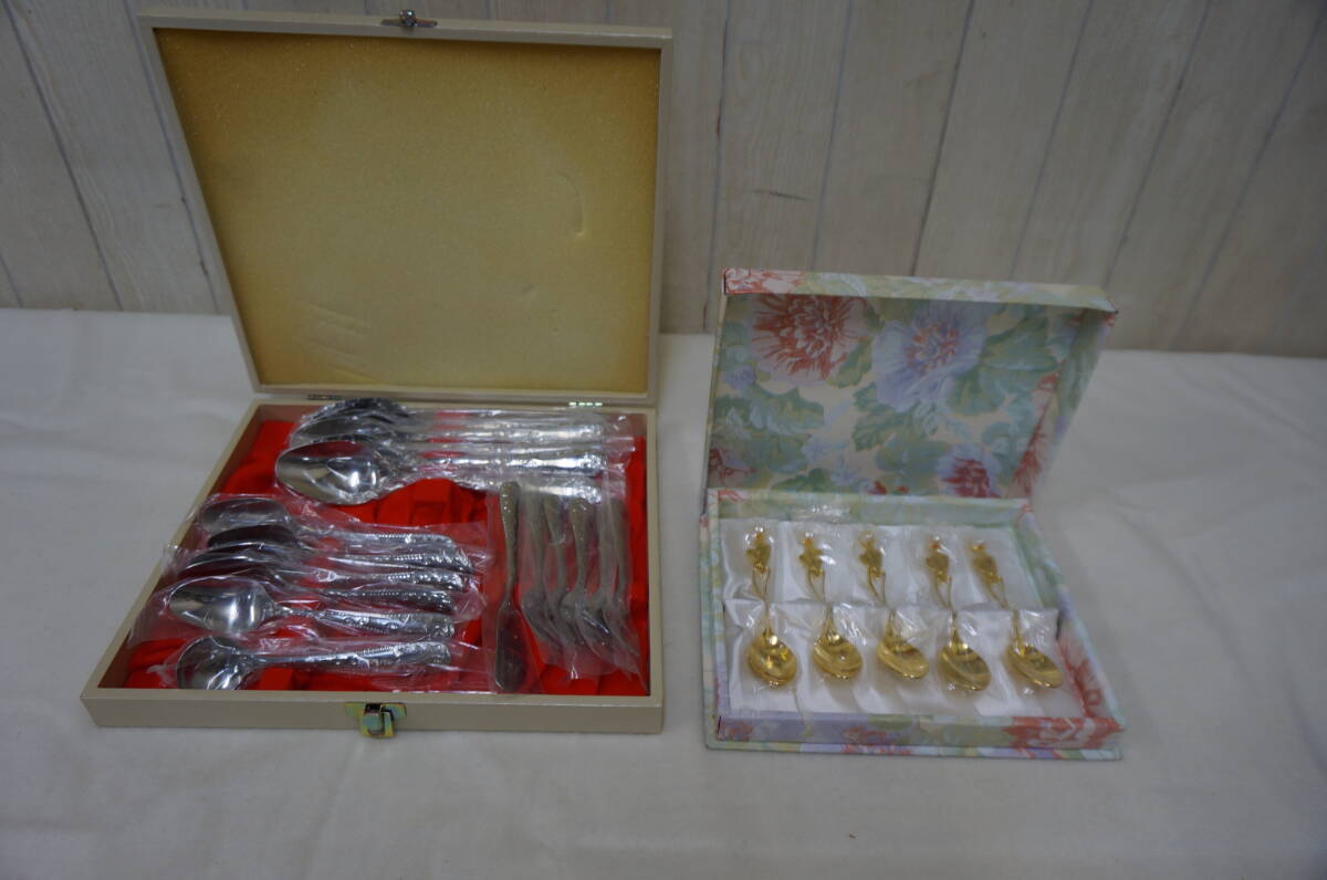 新古品☆カトラリーセット☆スプーン＆フォーク☆まとめ売り☆５０３Ｓ４－Ｊ１６５９