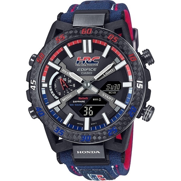 送料無料 限定品★新品 カシオ 正規品★CASIO EDIFICE エディフィス ECB-2000HR-1AJR ホンダレーシング Honda Racing クロノグラフ 腕時計