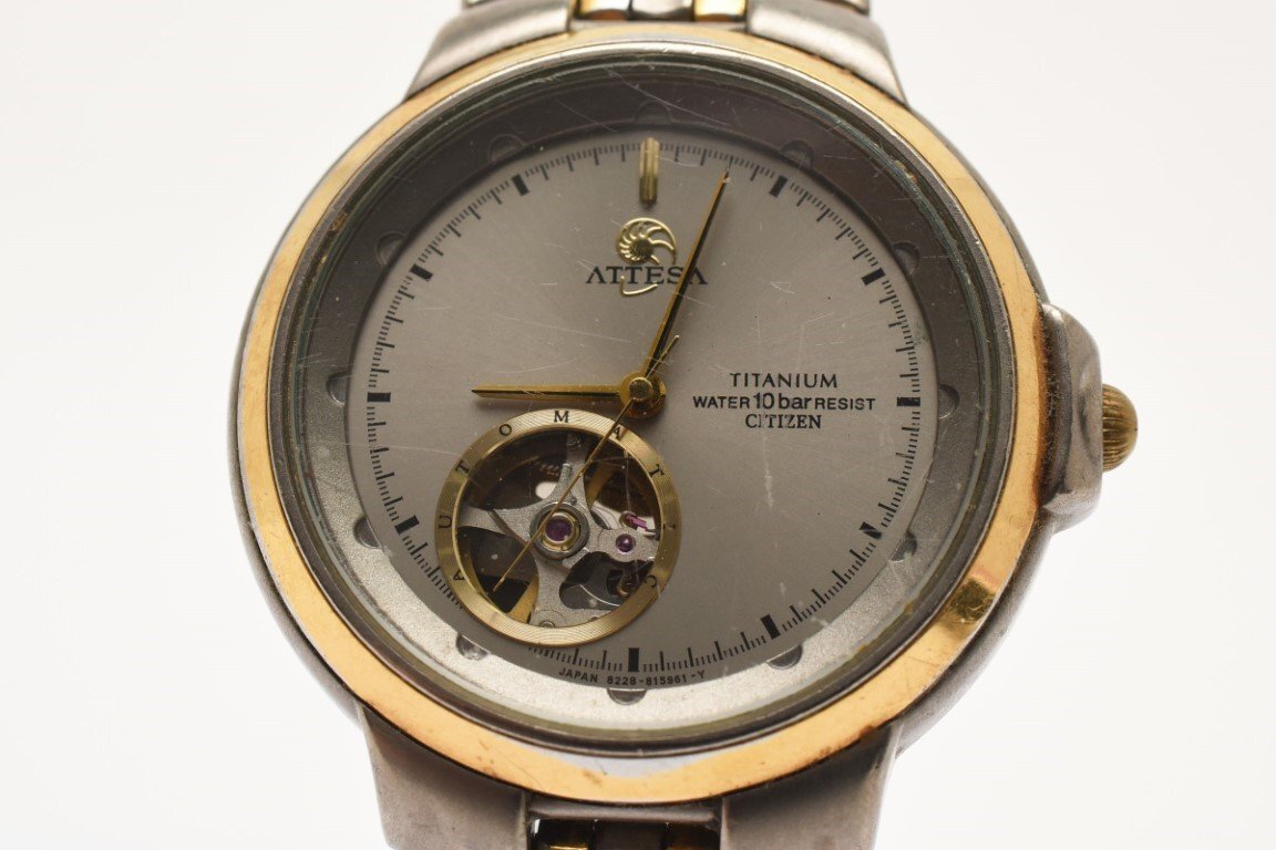 CITIZEN 8234A スケルトン メンズ手巻き腕時計 稼働品 - メルカリ