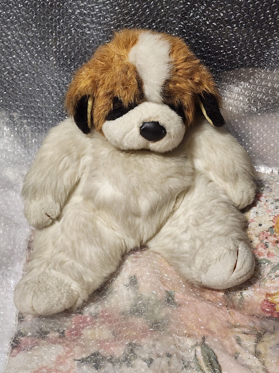 オリエンタルトーイ セントバーナードぬいぐるみ レトロ 犬 オリエンタルトーイ セントバーナードぬいぐるみ レトロ 犬