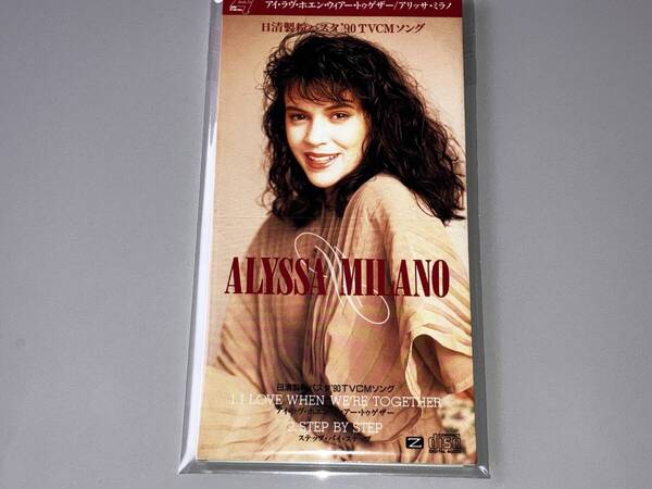 送料込み Alyssa Milano アリッサ・ミラノ/アイ・ラヴ・ホエン・ウィアー・トゥゲザー 8cm SCD 即決