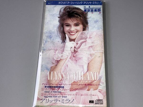 送料込み Alyssa Milano アリッサ・ミラノ/ホワット・ア・フィーリング 8cm SCD 即決