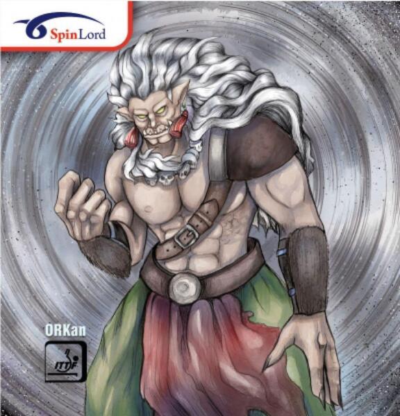 黒 1.8 Spinlord ORKan 卓球 表 ラバー W3