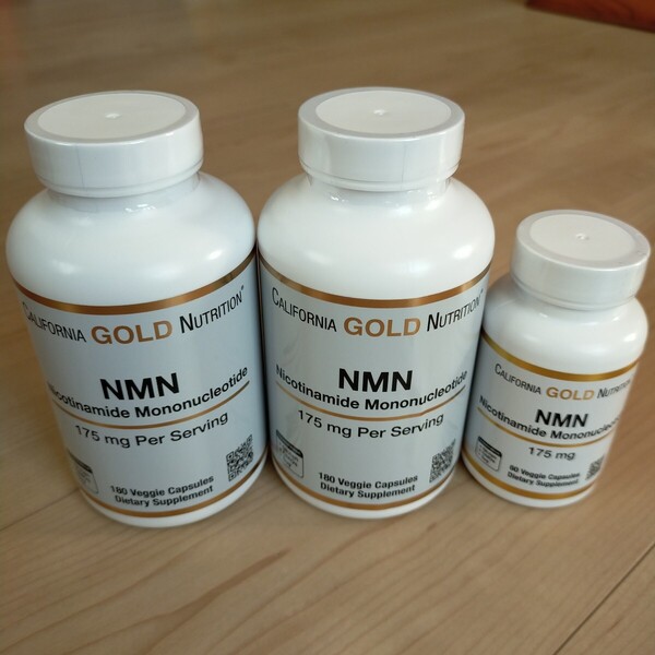 California Gold Nutrition NMN 175 mg 合計420カプセル(180カプセル×2 +60カプセル)