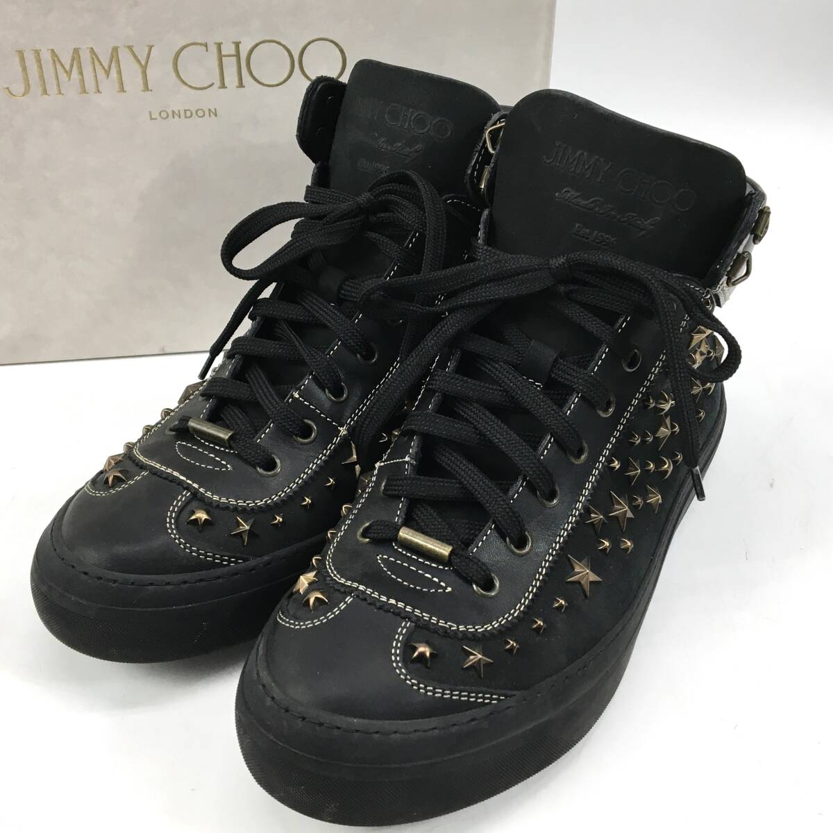 最終お値下げ☆JIMMY CHOOスニーカー42 Yahoo!オークション -「ジミーチュウ スニーカー 42」(靴