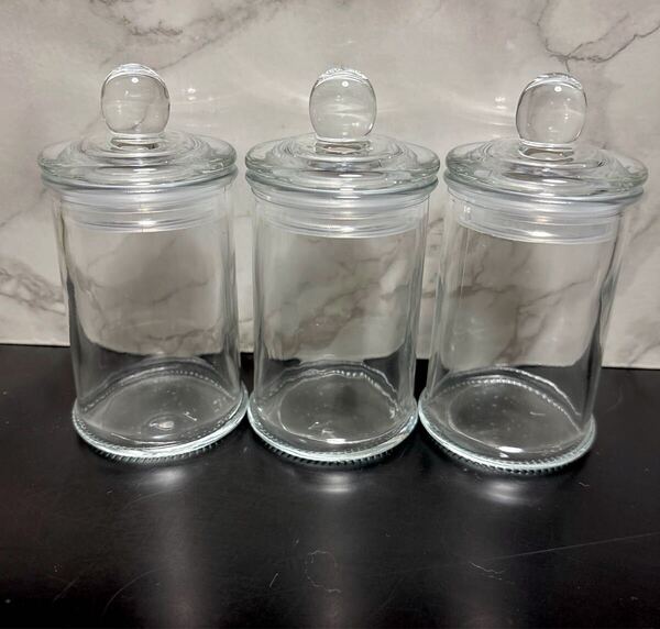 ガラス瓶 クッキージャー キャニスター