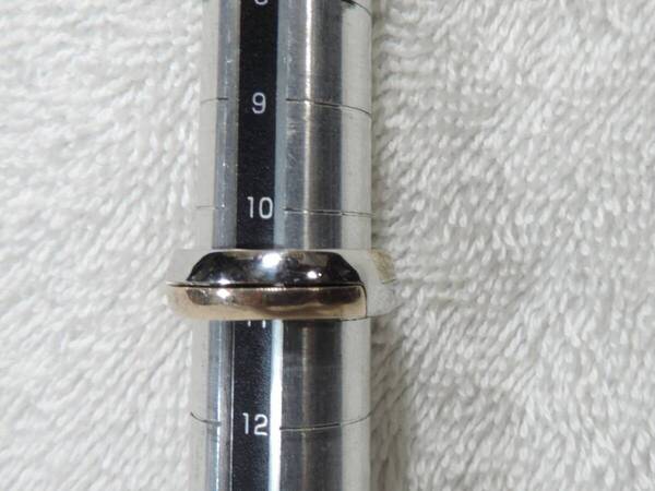 【質問欄より値下げ交渉可】ヴィンテージ リング・レディース指輪・210刻印有り+Fine Steel・未使用・美品・11号・約5.20g