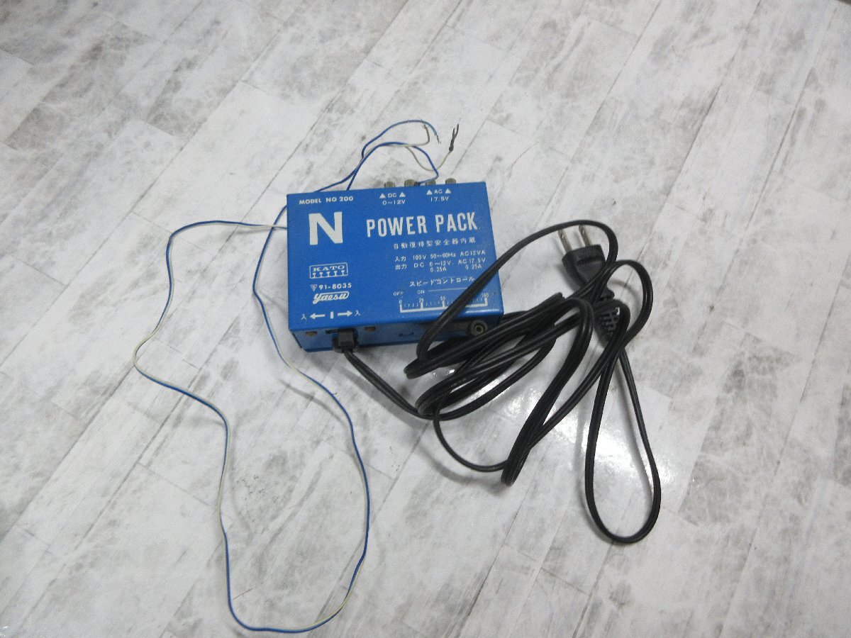 ビンテージ物　KATO N POWER PACK モデル No 200 希少】KATO パワーパック MODEL NO.200 - メルカリ