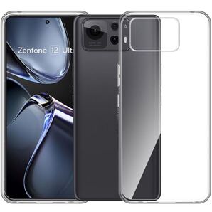 For ASUS Zenfone 12 Ultra ケース Mosasa ASUS Zenfone 12 Ultra クリア ソフトカバー 透明TPU レンズ保護