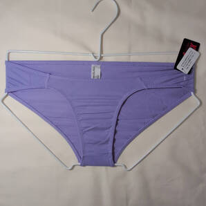 La-pomme ラポーム Unisex 柔らかい肌触り シンプルデザイン SSSフルバックビキニ サイズ:M パープル 339