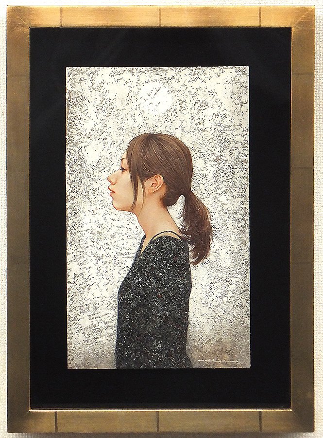 児島善三郎、絵画、油彩4号、秋郊、新品高級額縁、肉筆、山下清