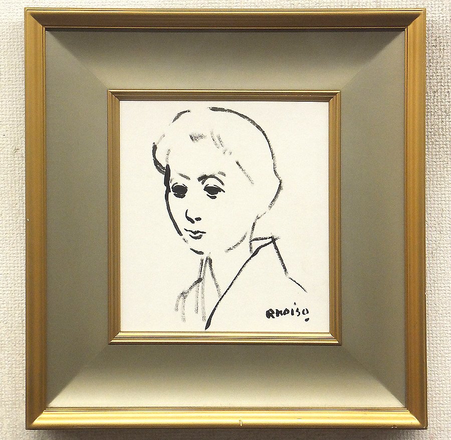 高田明義 コスモス(裸婦 美人画)F8 油彩 額装 1981年 専用タトウ 高田明義 コスモス(裸婦 美人画)F8 油彩 額装 1981年 専用タトウ