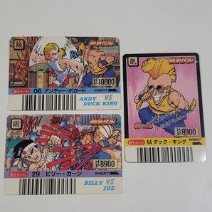 〈即決/送料無料〉タカラ 餓狼伝説 バーコードバトラーⅡ 対応カード 3枚セット アンディ・ボガード / ダック・キング / ビリー・カーン