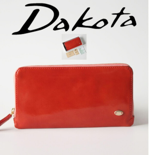 新品タグ箱付き【Dakota ダコタ】グロッソ ラウンドファスナー長財布 ロングウォレット v6666m プレゼントにも最適