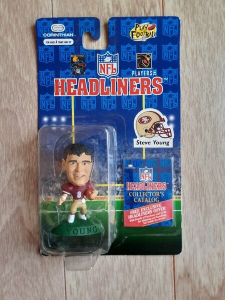 スティーブ・ヤング コリンシアン NFL フィギュア ヘッドライナーズ CORINTHIAN HEADLINERS Steve Young アメリカン・フットボール