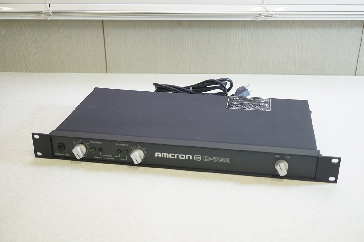 Yahoo!オークション -「amcron d-75」の落札相場・落札価格 Yahoo!オークション -「amcron d-75」の落札相場・落札価格
