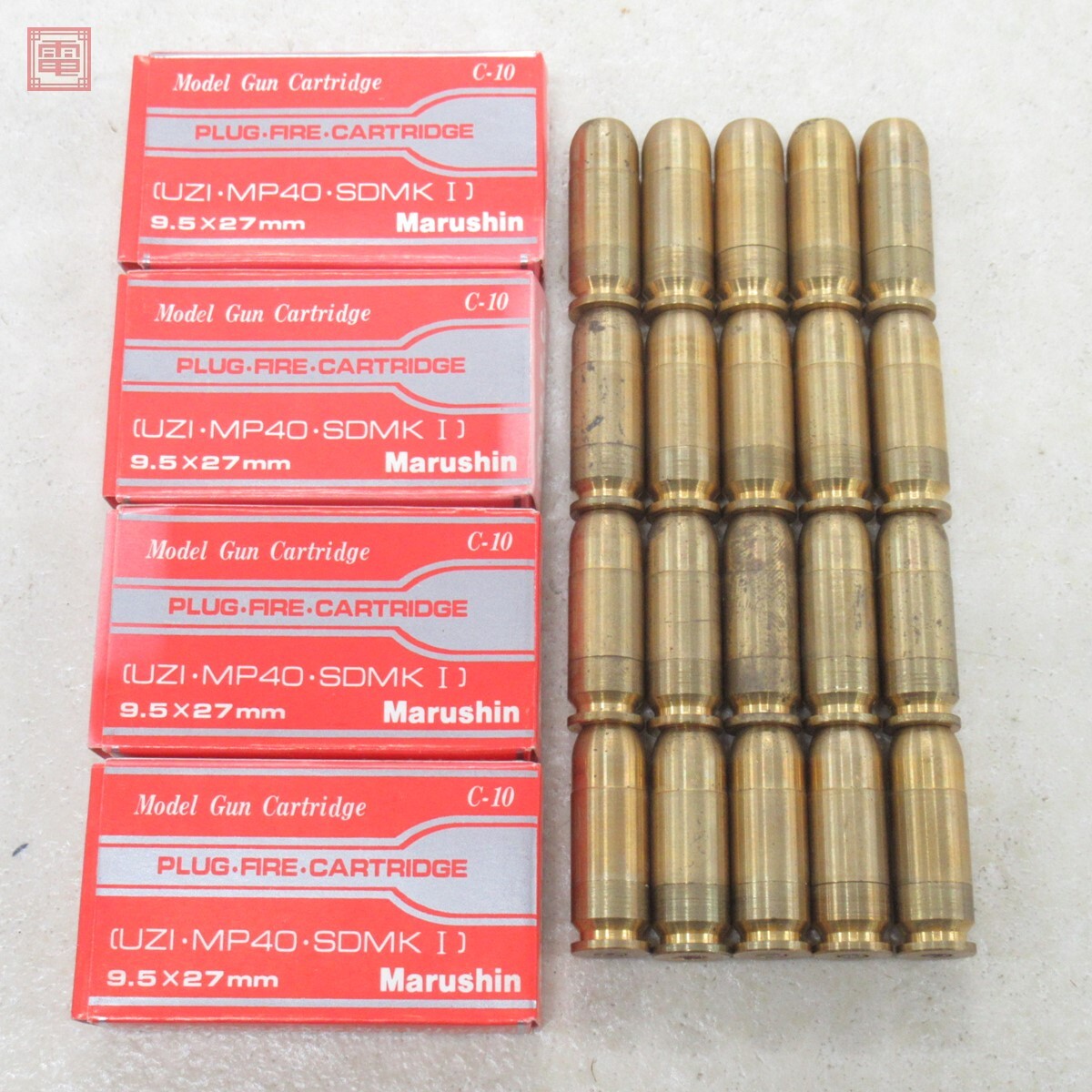 Marushin UZI/MP40-SDMK 1 PFカートリッジ 20発 マルシン PF カートリッジ 計20発セット UZI ウージー MP40