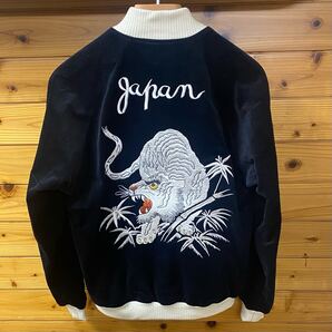 【新品】アビレックス アヴィレックス AVIREX ヴェルヴェティーンスカジャケット スカジャン ホワイトタイガー リバーシブル M