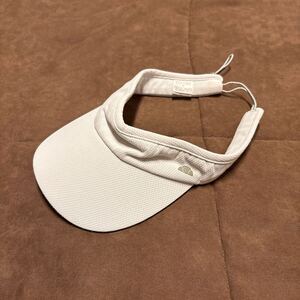 ellesse エレッセ テニス サンバイザー EAC1306 サイズM ホワイト