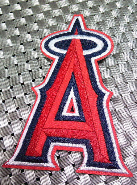 《DX赤紺A赤天使》新品MLBロサンゼルス・エンゼルス LA Angels野球ベースボール刺繍ワッペン◎アメリカ スポーツ メジャーリーグ ◆衣服DIY