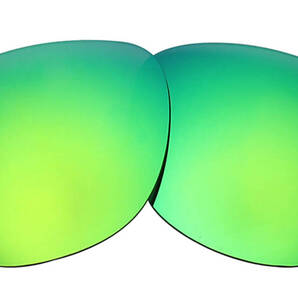 送料無料 交換用レンズ グリーン エメラルド 偏光 ミラー OAKLEY FROGSKINS GREEN EMERALD 緑 オークリー フロッグスキン レンズ拭き付