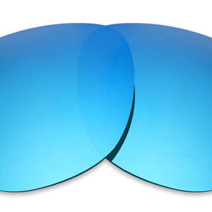 送料無料 交換用レンズ オークリー フロッグスキン アイスブルー 偏光 ミラー OAKLEY FROGSKINS Blue Polarized 青