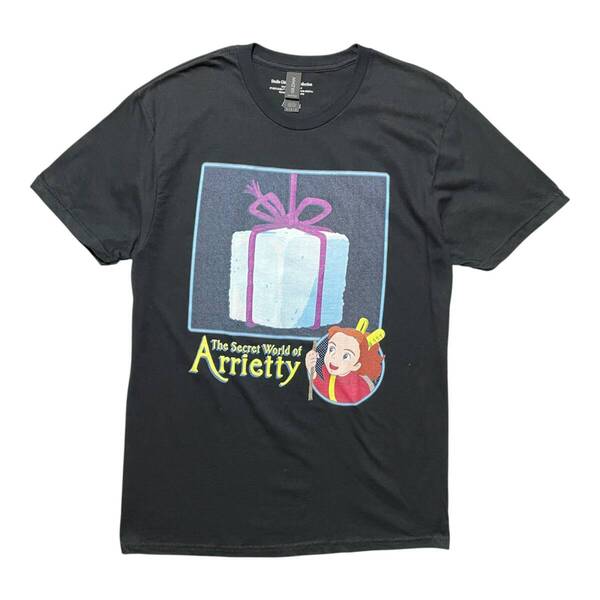未使用品 海外版 公式 オフィシャル スタジオジブリ 映画 借りぐらしのアリエッティ Tシャツ Ghibli メンズM アニメ BA3481