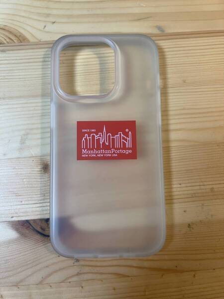 Manhattan Portage (マンハッタンポーテージ) BOX LOGO HYBRID CASE for iPhone 14 Pro/CLEAR (中古品)