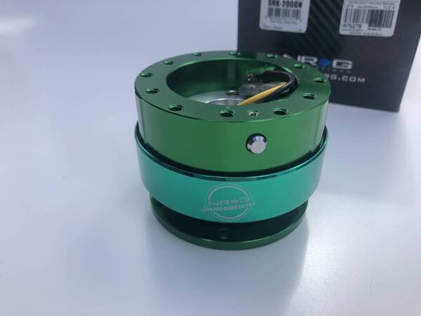 即納 NRG ステリング クイックリリース GEN2.0 Ding (レンチン音) グリーン 緑 JDM USDM ドリフト レース SRK200GN 国内在庫 正規物