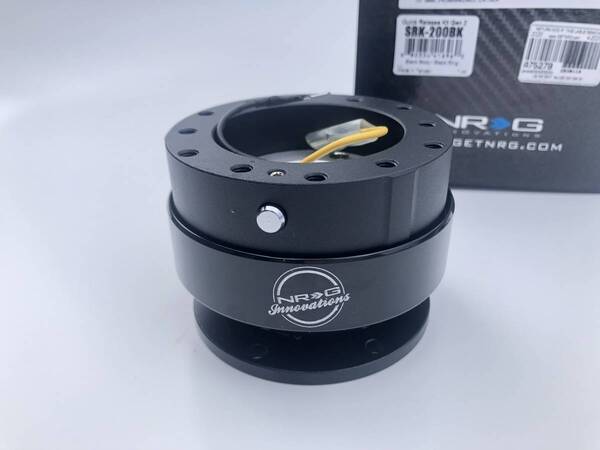 即納 NRG ステリング クイックリリース GEN2.0 Ding (レンチン音)ブラック 黒 JDM USDM ドリフト レース SRK200BK 国内在庫 正規物