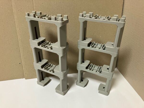 【プラレール】ブロック橋脚 グレー 6個 バラ売り可